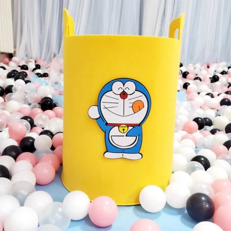 Cotton Linen Foldable Storage Basket