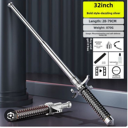 Premiam (26 Inchi) Self-Defense Stick with Bag