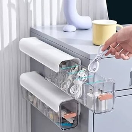(2 PES) Self Adhesive 6 Slot Undergarments Organiser
